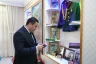 Elməddin Qəribov Şərur rayonunda yaşayan bir sıra şəhid ailələrini ziyarət edib