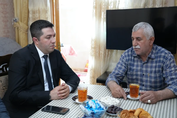 Sosial Xidmətlər Agentliyinin İdarə Heyətinin sədri Atabəy Məmmədli Ordubad rayonundan olan bir sıra şəhid ailələrini ziyarət edib
