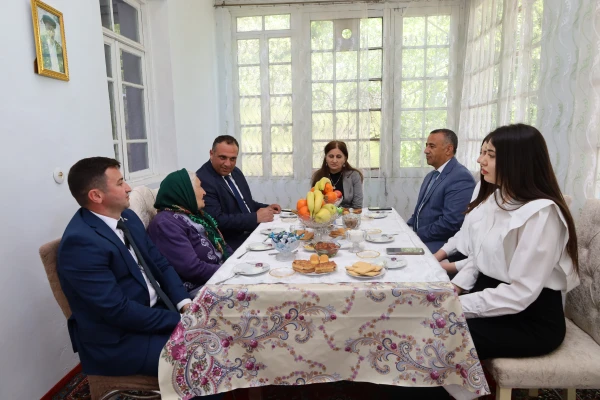 Tənha ahıl 85 illik yubileyi münasibətilə ziyarət olunub