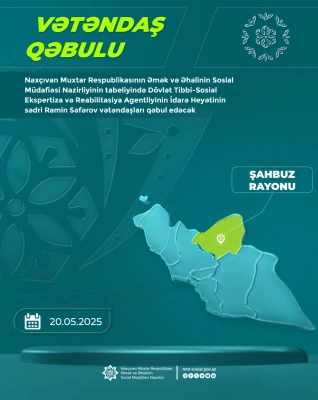 Ramin Səfərov Şahbuz rayonunda vətəndaşları qəbul edəcək