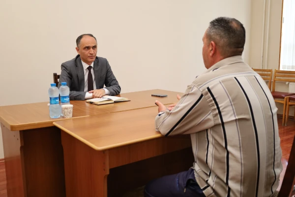 Ramin Səfərov Şahbuz rayonunda vətəndaş qəbulu keçirib